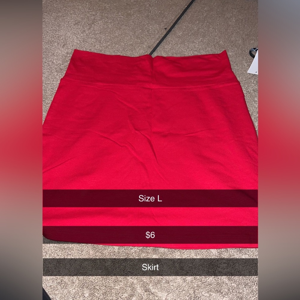 Skirts, sweaters, pants